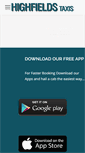 Mobile Screenshot of highfieldstaxis.co.uk